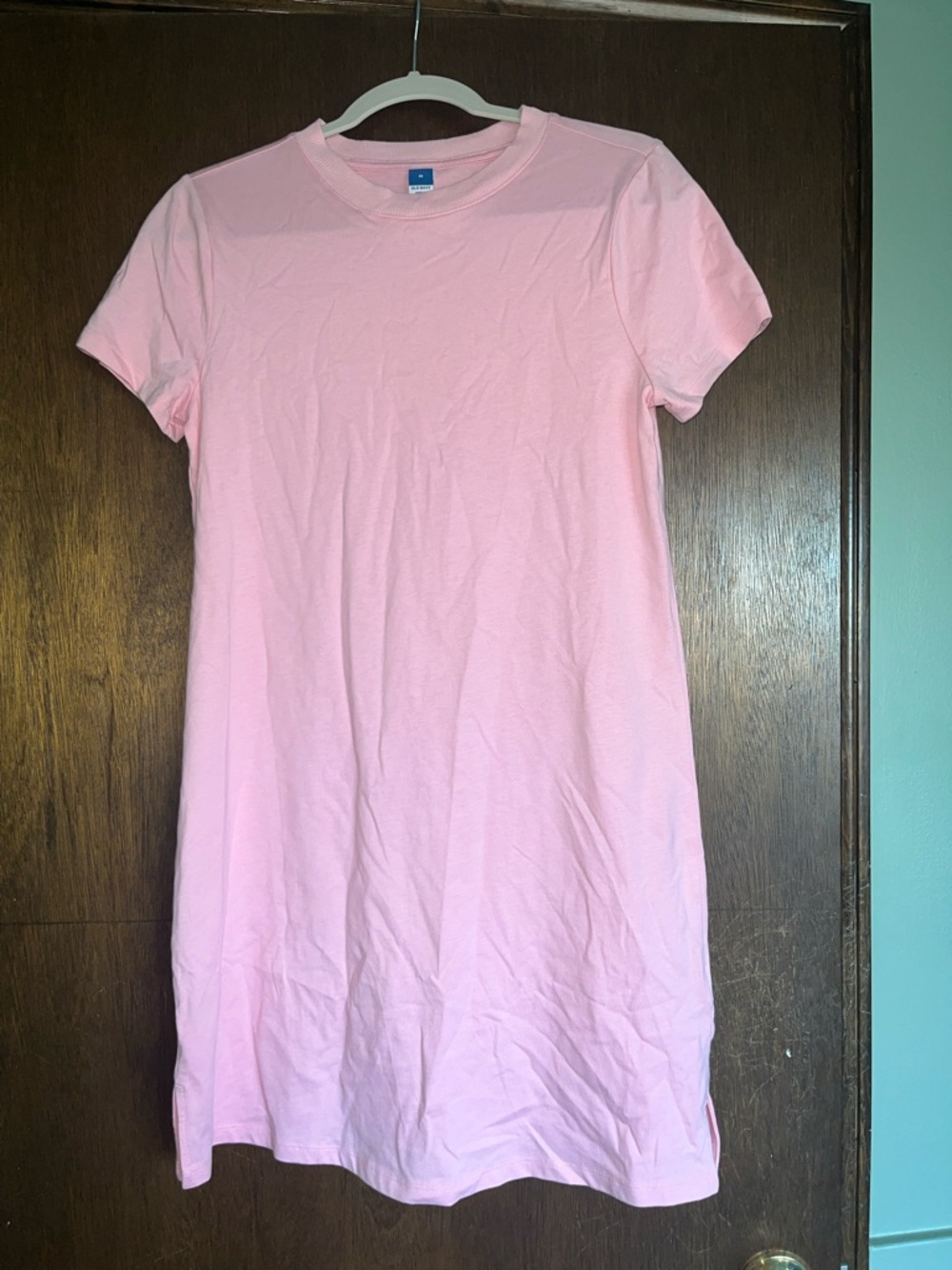 NWOT Light Pink Short Sleeve T-Shirt Dress